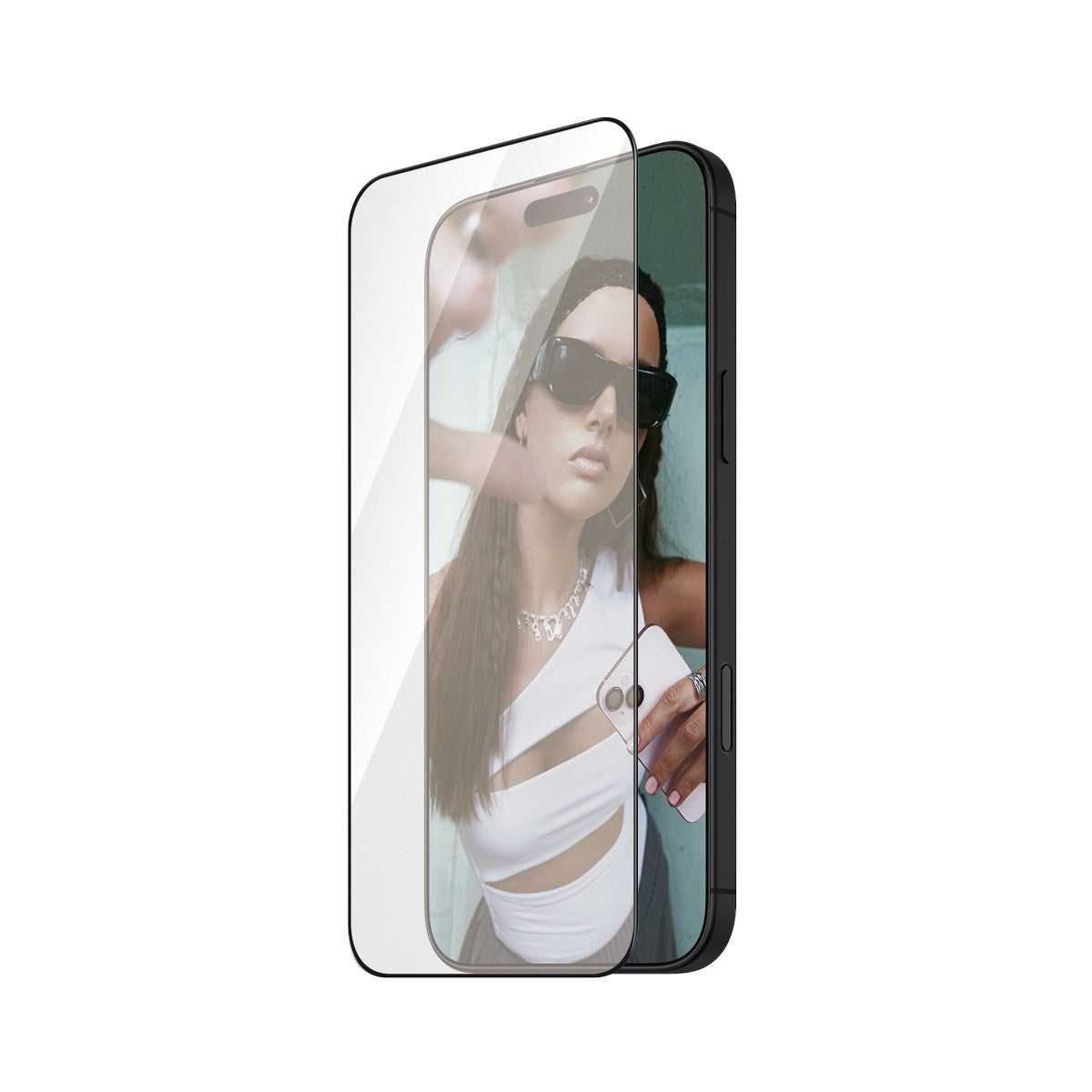 SAFE. by PanzerGlass® Displayschutz m. Schwarz Rahmen iPhone 16 Pro Max | Ultra-Wide Fit